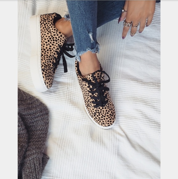 🆕️//The Brandy//leopard lace up sneaker - Picture 3 of 7
